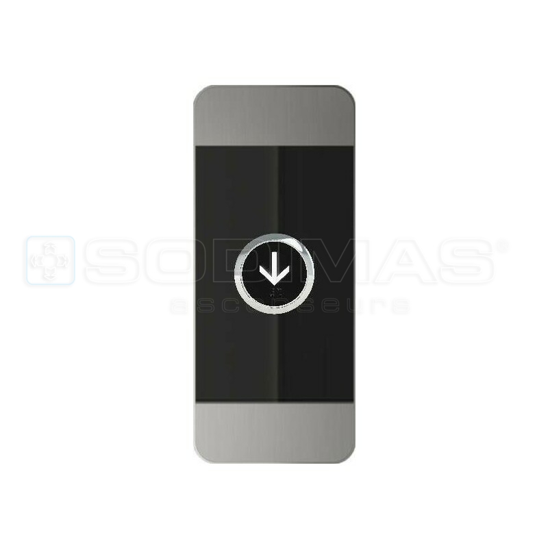 Boite palière Black Pad -V2- 1 bouton flèche descente