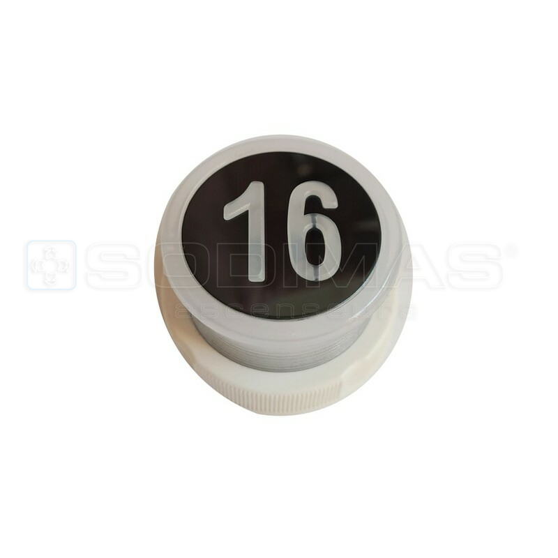 Bouton Cyntra noir 16