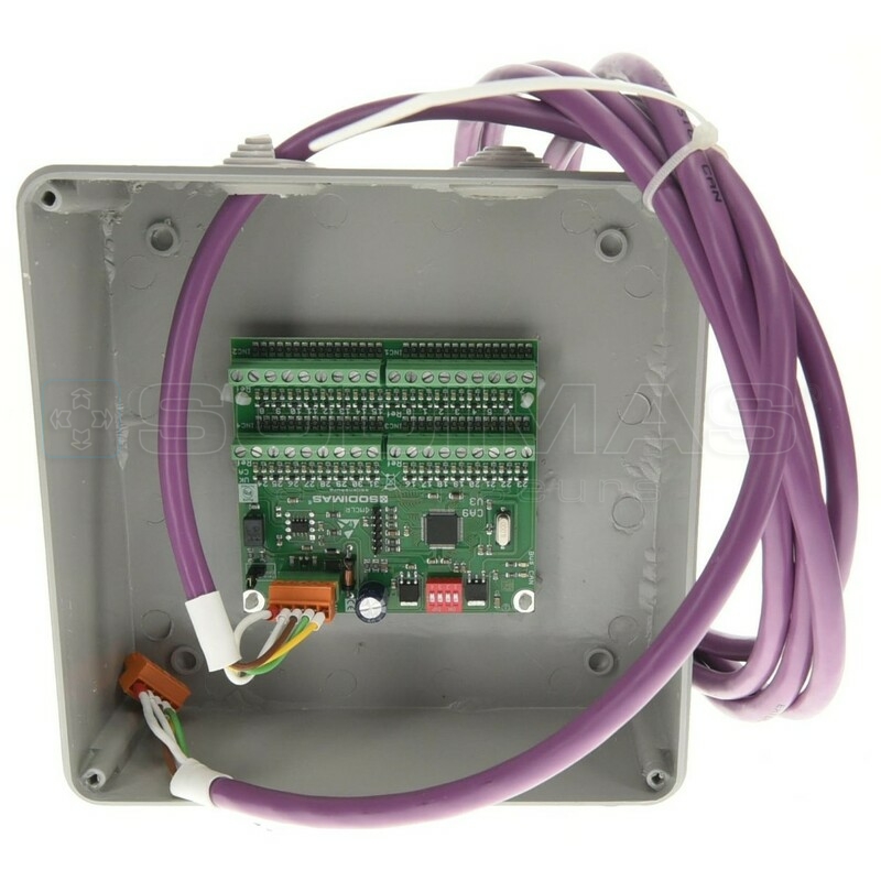 Kit ajout boitier carte CAN U36/ incendie /entrées sup QItouch - 32 niveaux/entrées