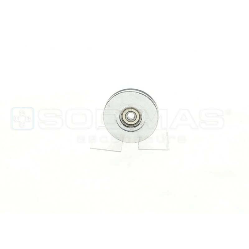 Galet pour câble acier Ø 47 ouverture latérale portes palières SD20
