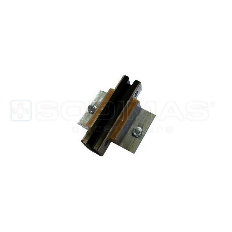 Coulisseau avec garniture pour guides de 10mm