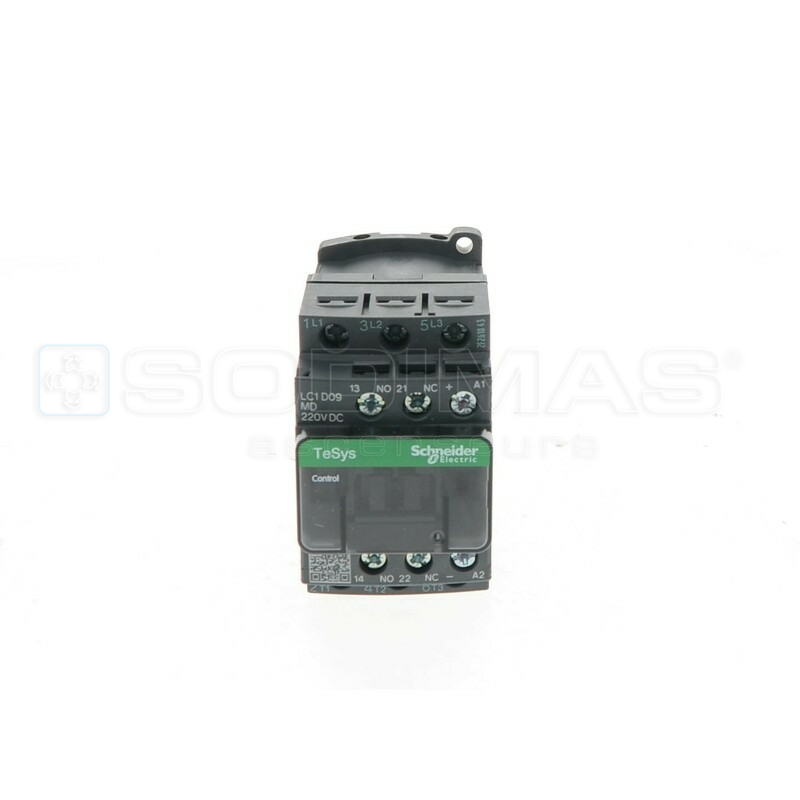 Contacteur 09 A - 1F+1O - 220 VCC - 50/60 - BC LC1D09MD
