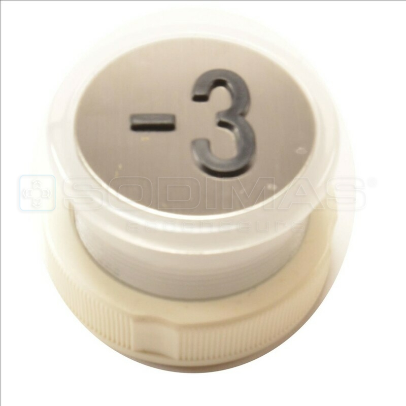Bouton Cyntra V2 inox brossé -3
