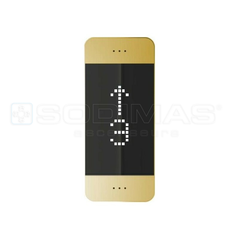 Afficheur Black Pad-V2 OR- vertical avec gong