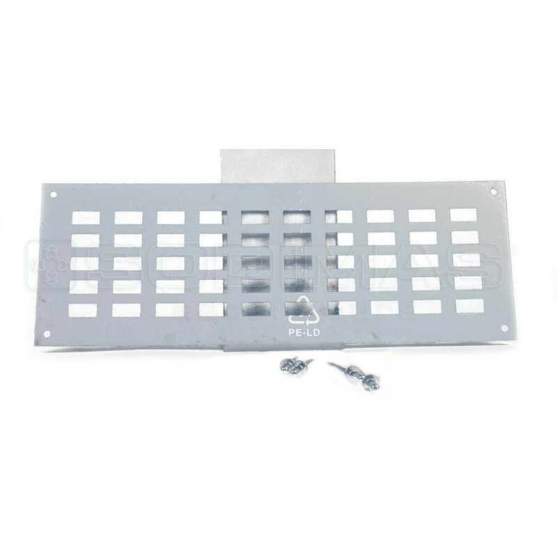 Grille ventilation inox gravé