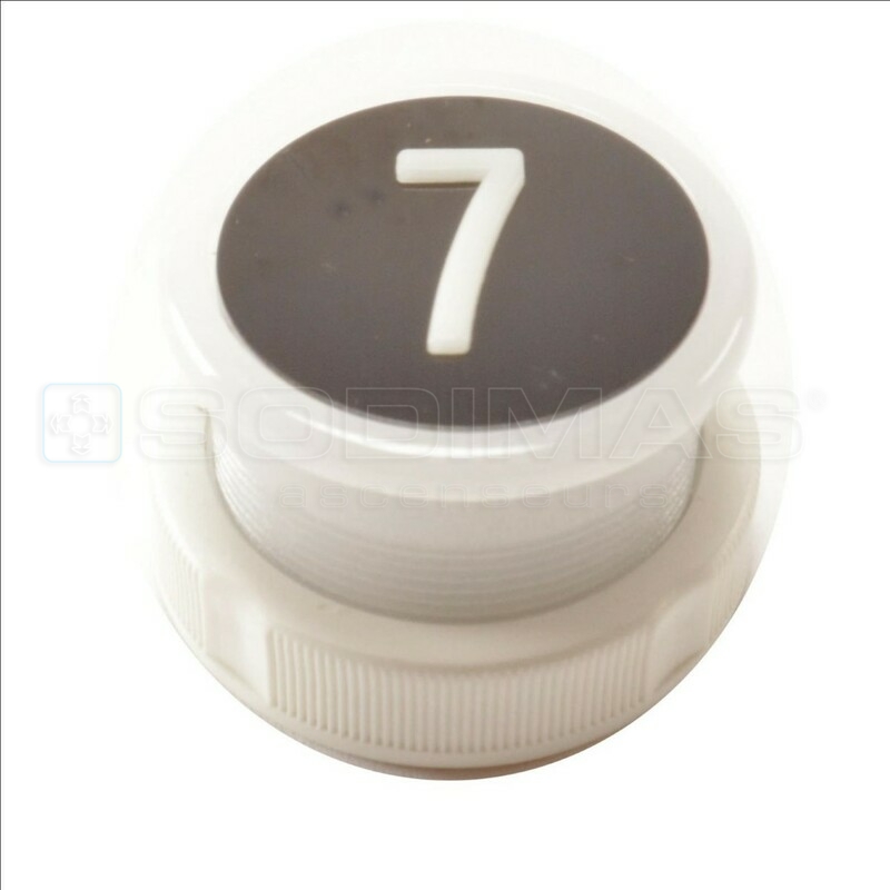 Bouton Cyntra V2 noir brossé 7