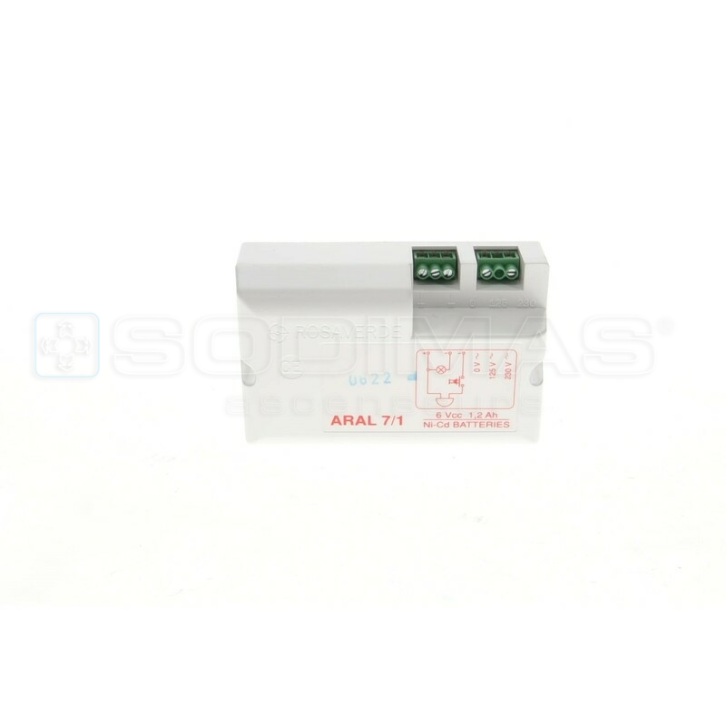 Chargeurs type Aral 7/1 pour bloc de secours