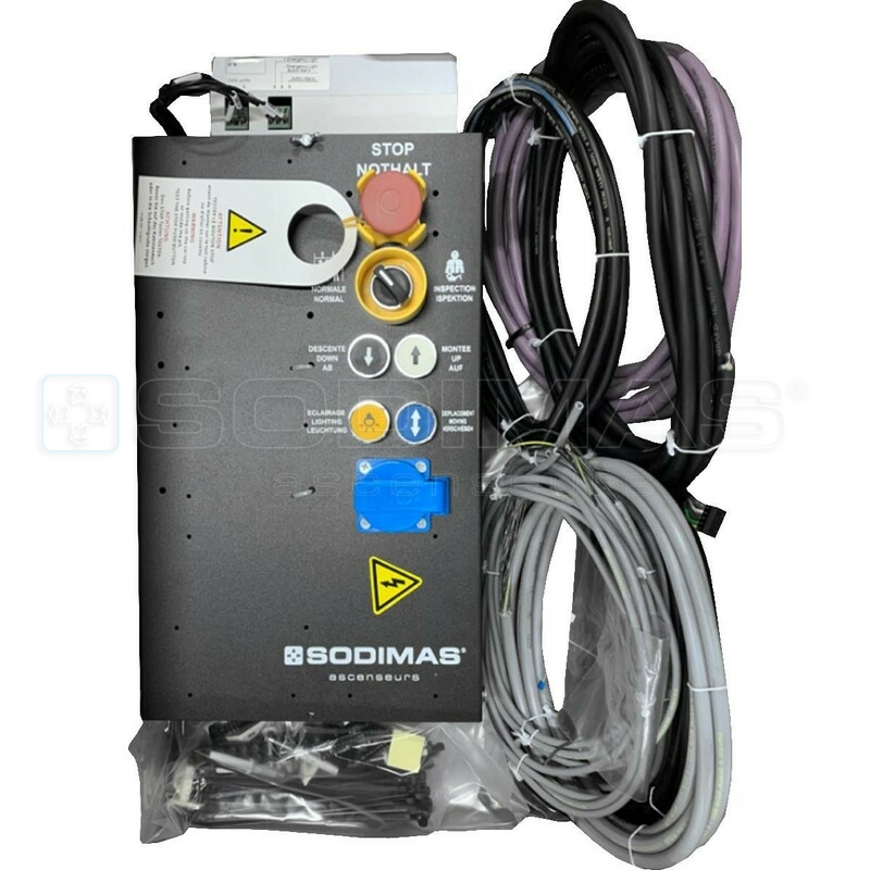 Coffret inspection toit cabine QI touch copro - ZP- 2 accès +sup pendentif - câbles cabine