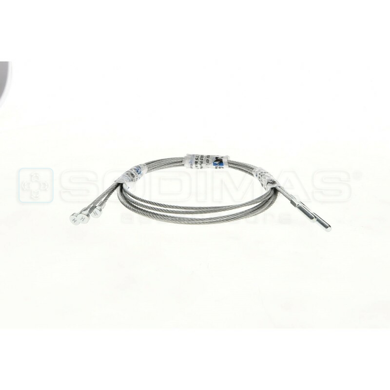 Câble acier-ressort-écrou porte cabine ouverture latérale 2 Vtx - PL 800 SD20 & SD20R