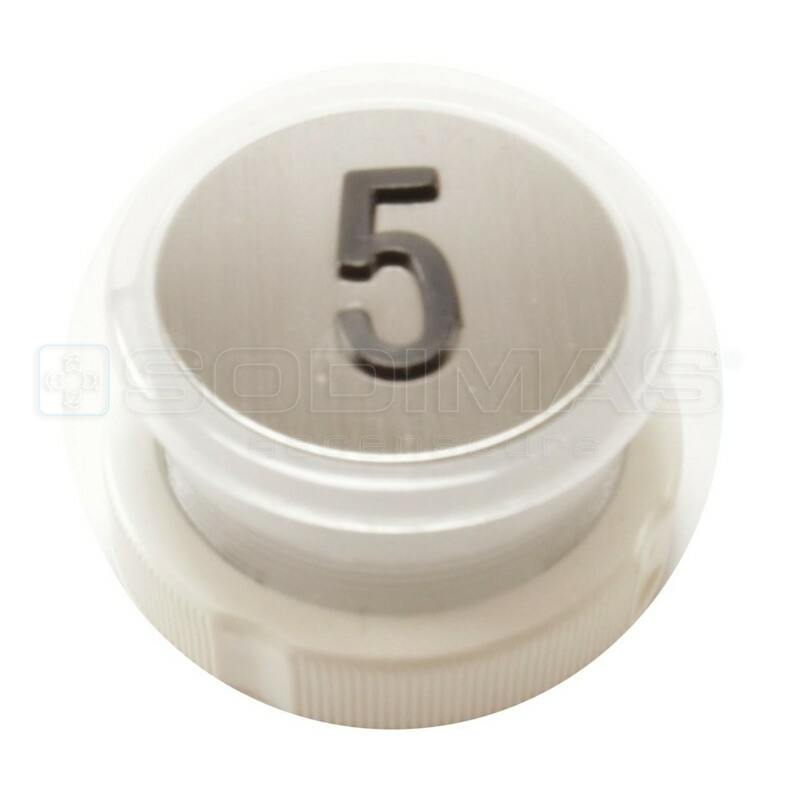 Bouton Cyntra V2 inox brossé 5