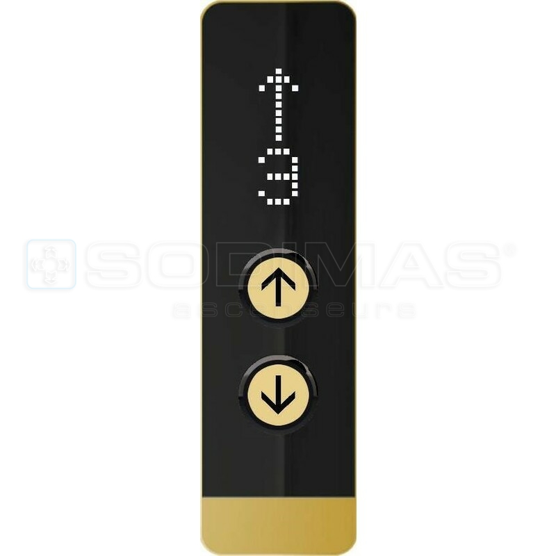 Boite palière Black Pad-V2 OR- 2 boutons + afficheur