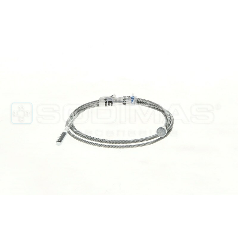 Câble acier-ressort-écrou OT 2 Vtx portes palières PL 900 SD20