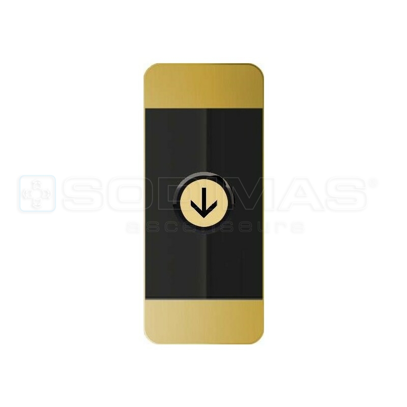 Boite palière Black Pad-V2 OR - 1 bouton descente , duplex